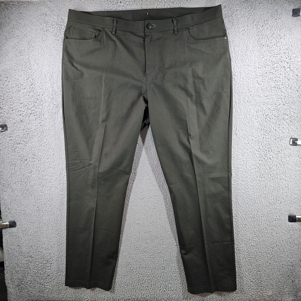 Public Rec All Day Every Day 5-Pocket Pants‎ Mens 44x30 Olive Green Polyester